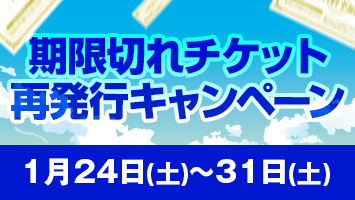 �����؂�`�P�b�g�Ĕ��s�L�����y�[��