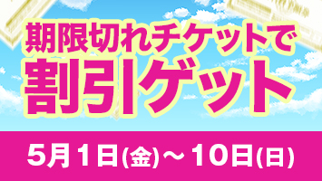 �����؂�`�P�b�g�Ŋ����Q�b�g